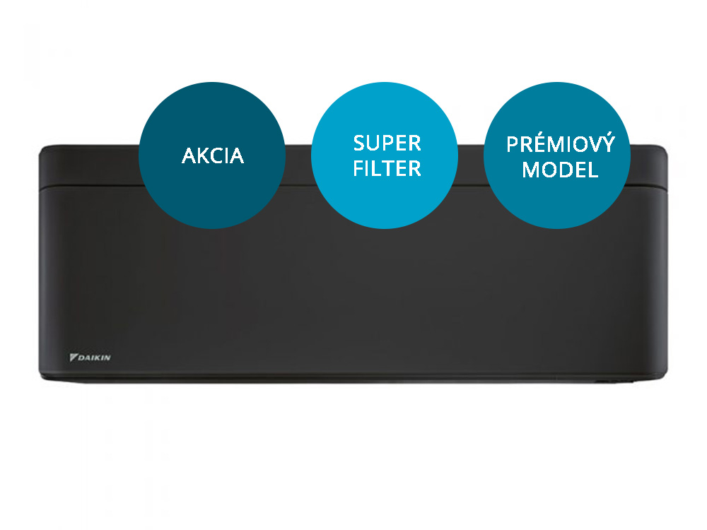 Daikin Stylish - Čierna s montážou - Image 13