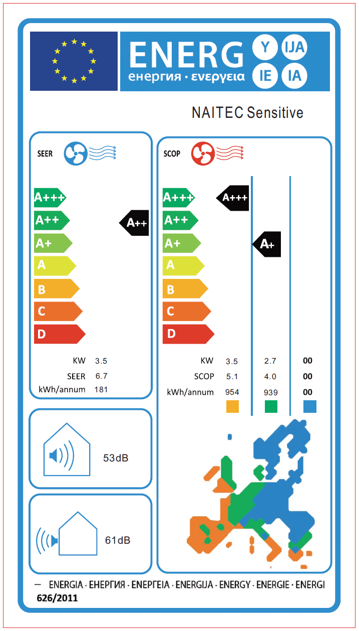 Naitec Sensitive 3,5 kW s montážou - Image 4